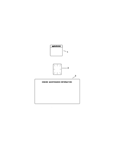 Kohler Efi Engine - Decals Diagram and Parts List for 46G 4X4-EFI-1G202Z-1G313Z-37BMD710 Cub Cadet Lawn Tractor Accessories